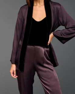 Femme Lauren Vidal Kimono Ambre raisin