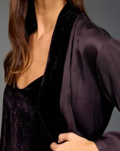 Femme Lauren Vidal Kimono Ambre raisin