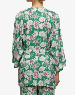 Hot Passionata Kimono Naya imprimé grandes fleurs multicolore