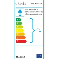 Best Opviq Lampadaire Yildo cuivre/noir - 30x17x120 cm