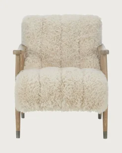 Uniqka Lina - Fauteuil en bois massif