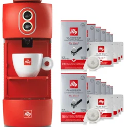 Illy Machine ESE rouge + 12x18 dosettes E.S.E Torréfaction Classique