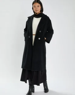 Femme Lauren Vidal Manteau Aska noir