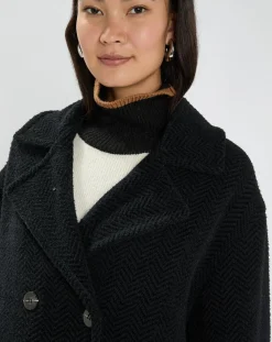 Femme Lauren Vidal Manteau Aska noir