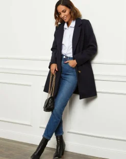 Femme L'Armoire de Suzette Manteau Bleuet marine
