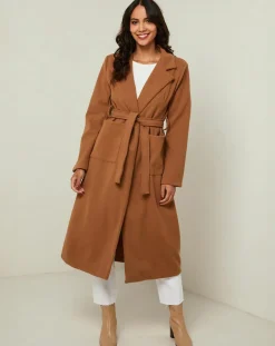 Femme L'Armoire de Suzette Manteau Camélia camel
