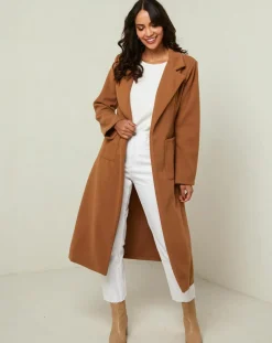 Femme L'Armoire de Suzette Manteau Camélia camel