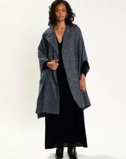Femme Lauren Vidal Manteau cape Solo nuit