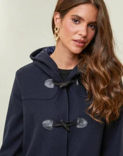 New L'Armoire de Suzette Manteau Capucine marine