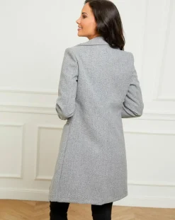 Hot L'Armoire de Suzette Manteau Elodie gris