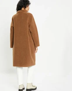 Clearance Lou Andrea Manteau en Fausse Fourrure Romy toffee