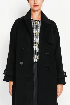 Femme Assuili Manteau en Laine mélangé noir