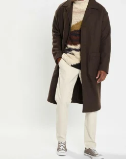 Homme Marc O'Polo Manteau en Laine mélangée bouillie marron