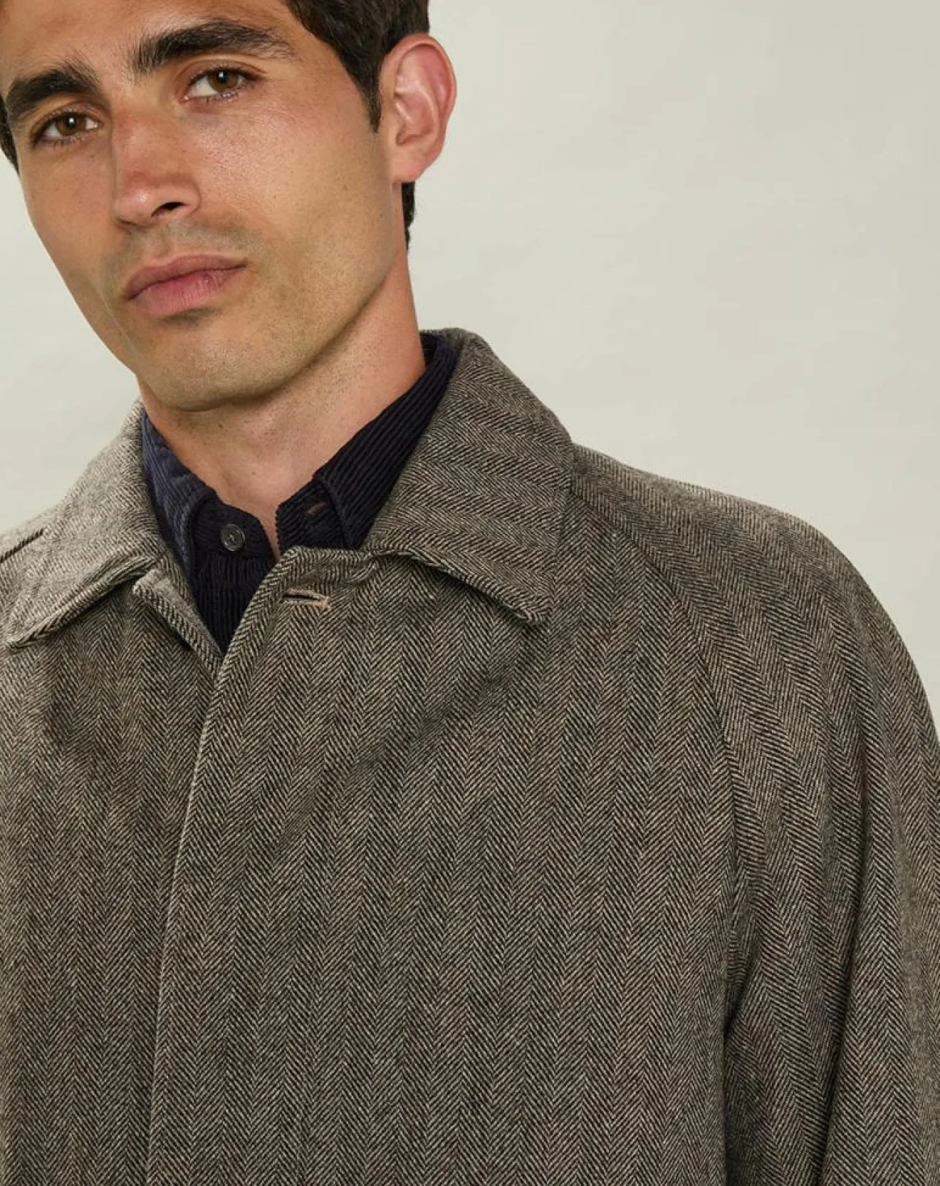 Clearance Hartford Manteau en Laine mélangée Calvin brun