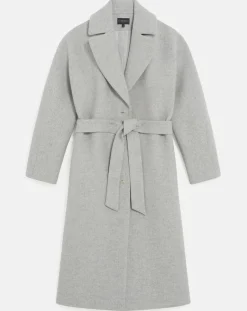 Online Caroll Manteau en Laine mélangée Gapitre gris perle