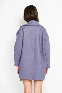 Femme Assuili Manteau en Laine mélangée loup