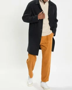 Homme Marc O'Polo Manteau en Laine mélangée raglan noir