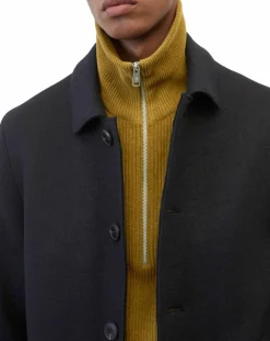 Homme Marc O'Polo Manteau en Laine mélangée raglan noir