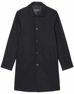 Homme Marc O'Polo Manteau en Laine mélangée raglan noir