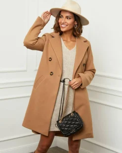 Femme L'Armoire de Suzette Manteau en Laine mélangée Zoe camel