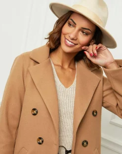 Femme L'Armoire de Suzette Manteau en Laine mélangée Zoe camel