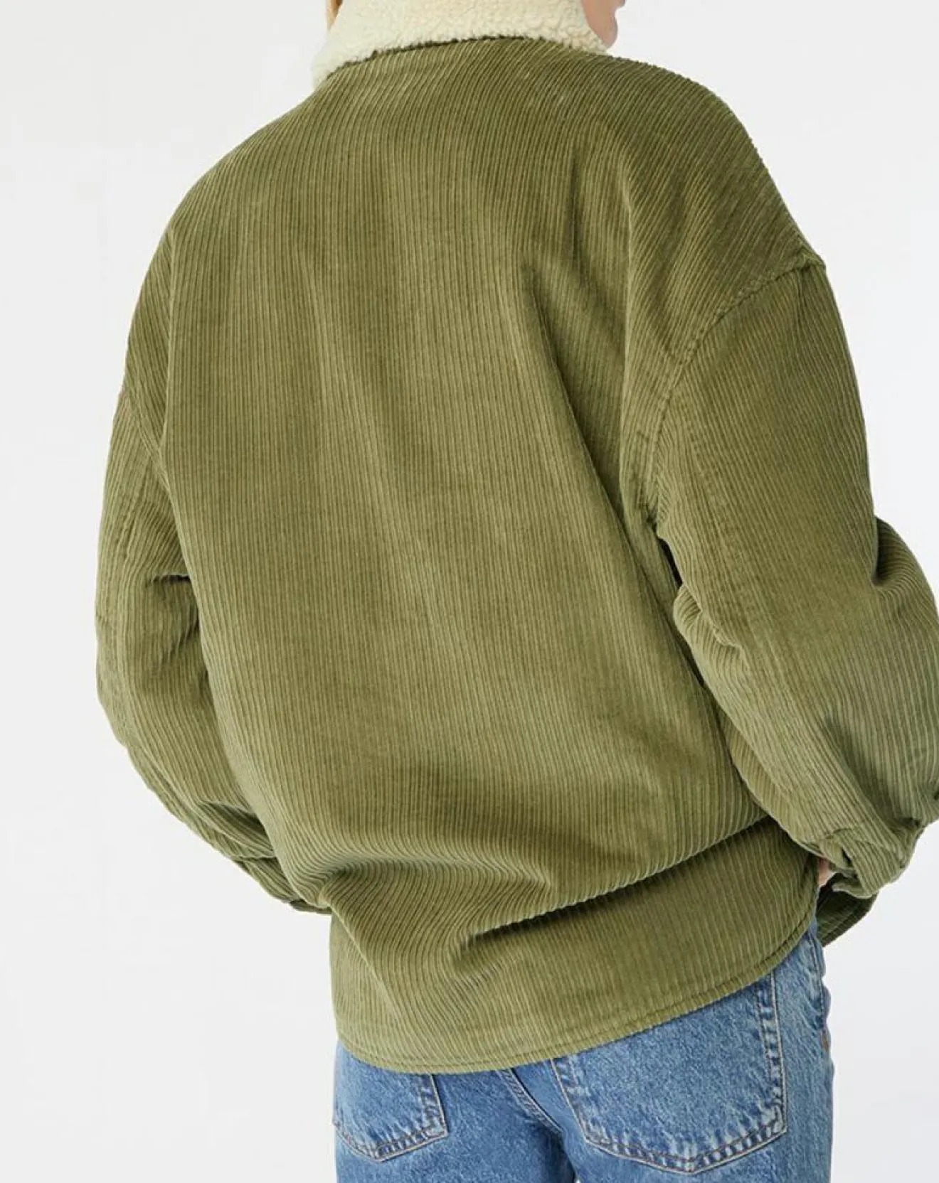 Femme Billabong Manteau en Velours côtelé Lucky kaki