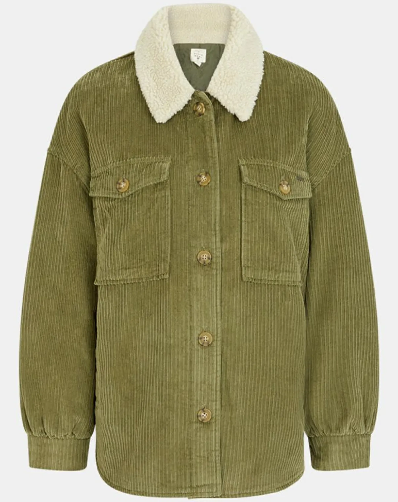 Femme Billabong Manteau en Velours côtelé Lucky kaki