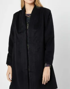 Discount Molly Bracken Manteau façon peignoir noir