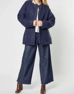 Femme Karl Marc John Manteau Lista marine