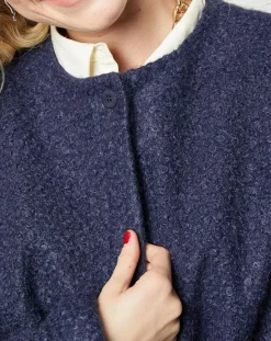 Femme Karl Marc John Manteau Lista marine