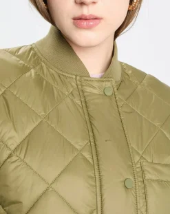 Femme Marc O'Polo Manteau long matelassé kaki