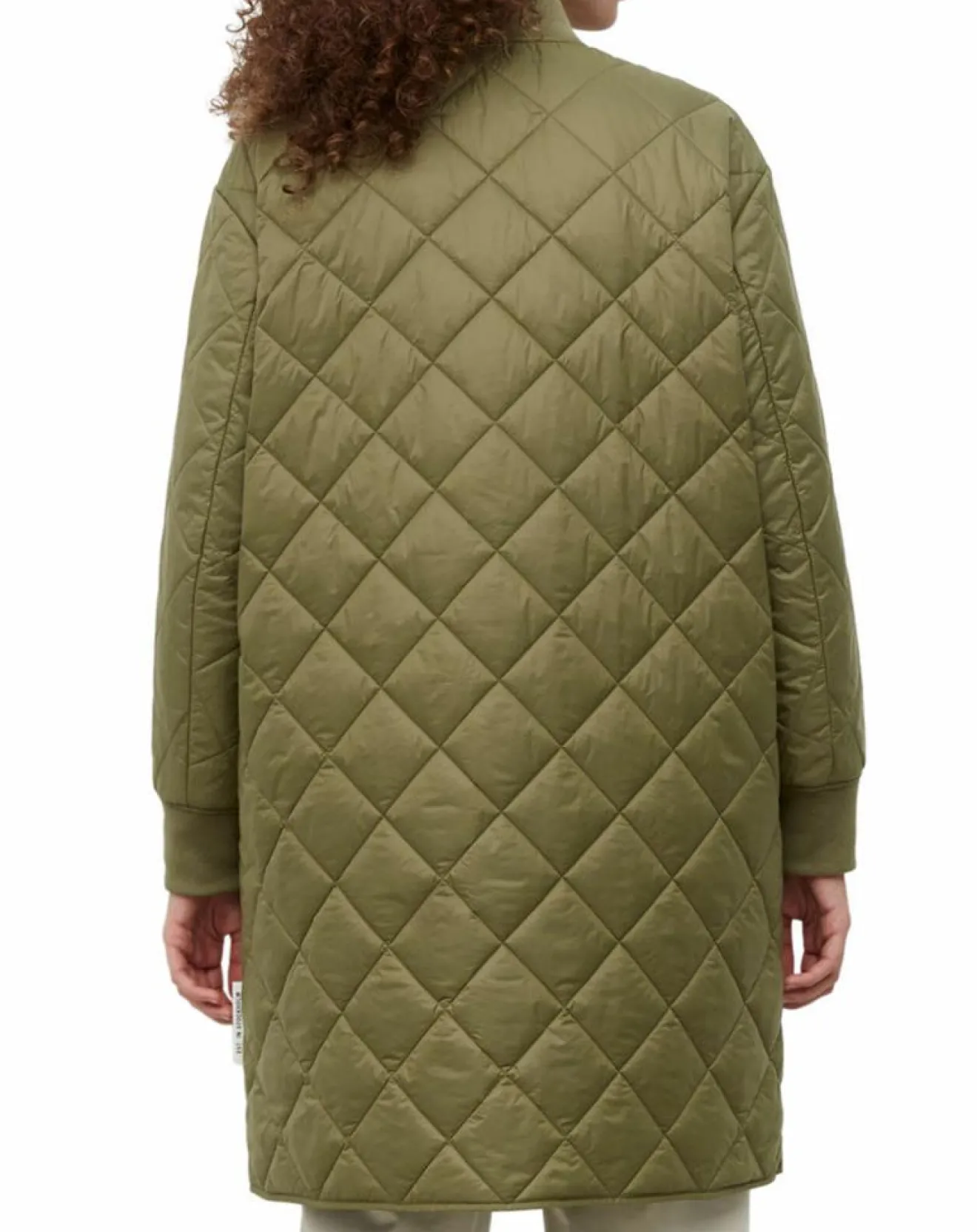 Femme Marc O'Polo Manteau long matelassé kaki
