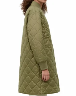 Femme Marc O'Polo Manteau long matelassé kaki