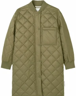 Femme Marc O'Polo Manteau long matelassé kaki