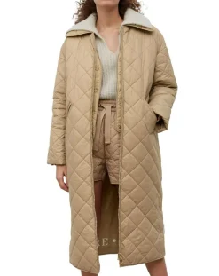 Femme Marc O'Polo Manteau long matelassé Oversize beige