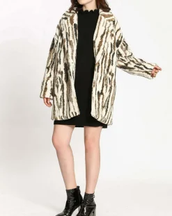 Femme See u Soon Manteau Nora blanc/khaki