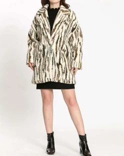 Femme See u Soon Manteau Nora blanc/khaki