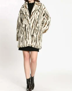 Femme See u Soon Manteau Nora blanc/khaki