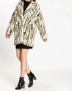 Femme See u Soon Manteau Nora blanc/khaki