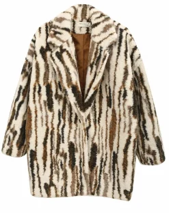 Femme See u Soon Manteau Nora blanc/khaki