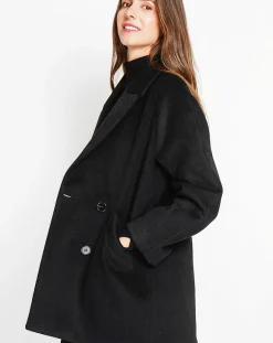 Femme Assuili Manteau Sandra noir