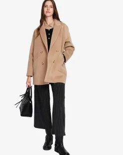 Sale Assuili Manteau Sandra nougat