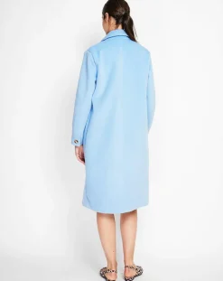 Best Assuili Manteau Sofia azur