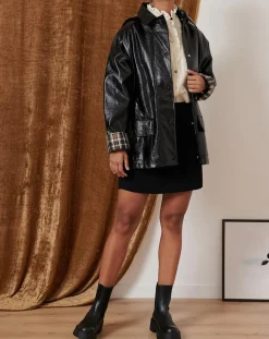 Femme Garance Paris Manteau Trek noir