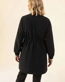 Online Indies Manteau Utica noir