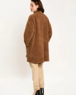 Discount Lauren Vidal Manteau Zana camel