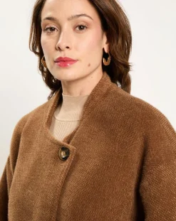 Discount Lauren Vidal Manteau Zana camel