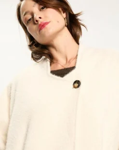 Outlet Lauren Vidal Manteau Zana crème