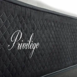 Bellecour Matelas Mémoire de forme Privilège anthracite/blanc - 140x200 cm