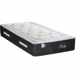 Online Bellecour Matelas Mémoire de forme Privilège anthracite/blanc - 90x200 cm